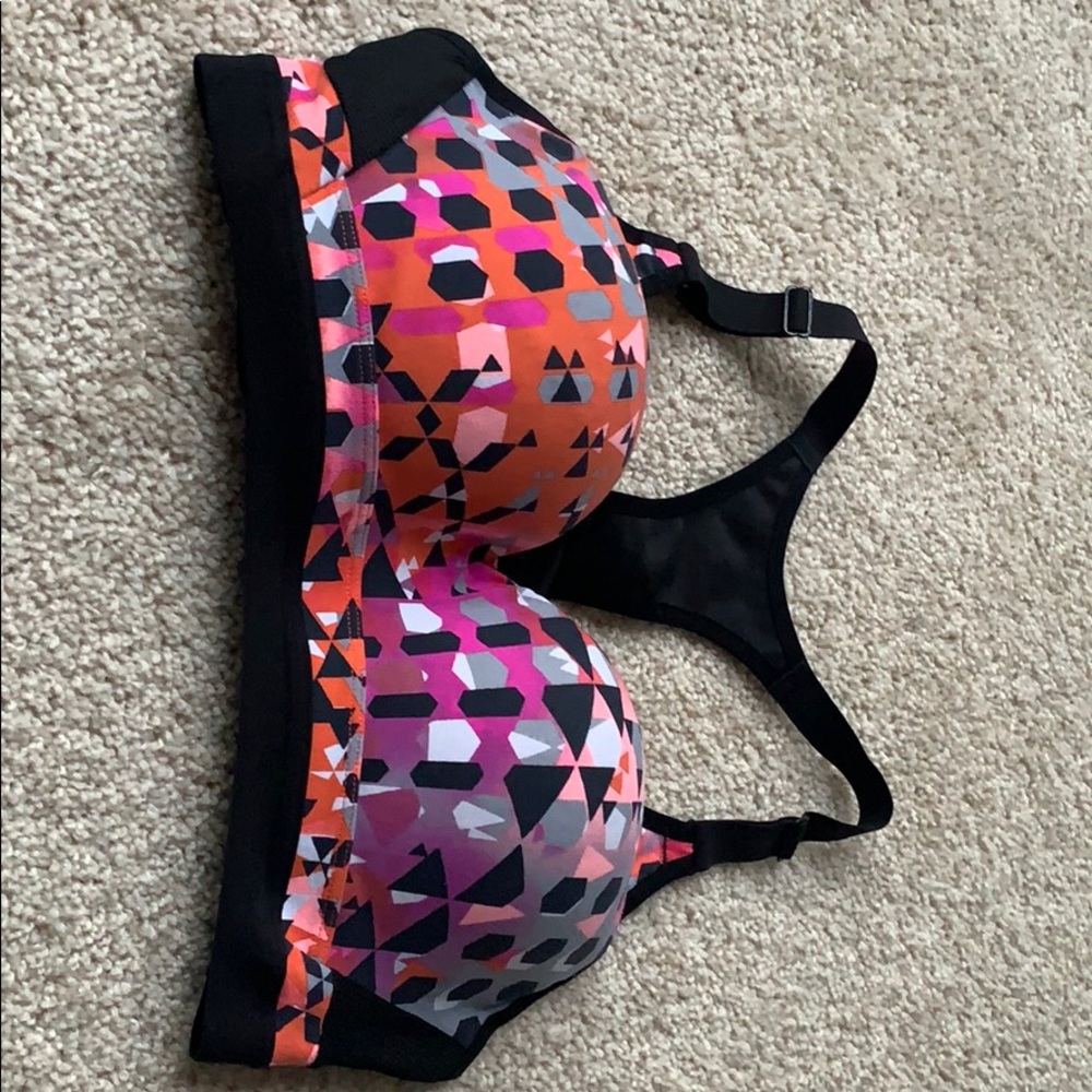 Multi color sports bra